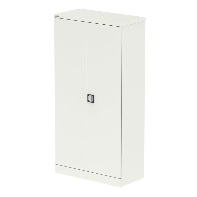 Qube Stationery 2-Door Cupboard With Shelves - 1830mm - White - Homesplex