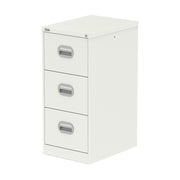 Qube Filing Cabinet - 3 Drawer - White