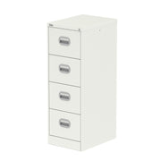 Qube Filing Cabinet - 4 Drawer - White