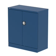 Qube Stationery 2-Door Cupboard With Shelves - 1020mm - Blue - Homesplex