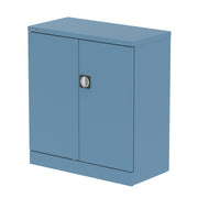 Qube Stationery 2-Door Cupboard With Shelves - 1020mm - Pastel Blue - Homesplex