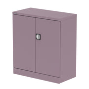 Qube Stationery 2-Door Cupboard With Shelves - 1020mm - Pastel Violet - Homesplex