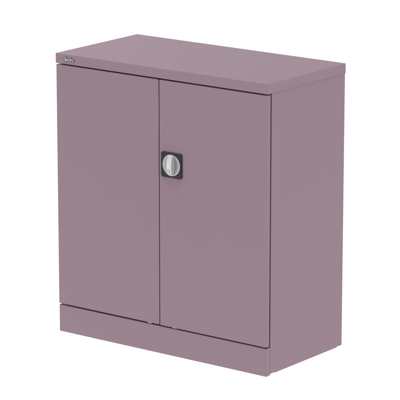 Qube Stationery 2-Door Cupboard With Shelves - 1020mm - Pastel Violet - Homesplex