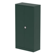 Qube Stationery 2-Door Cupboard With Shelves - 1830mm - British Racing Green - Homesplex