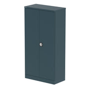 Qube Stationery 2-Door Cupboard With Shelves - 1830mm - Ocean Cobalt - Homesplex
