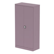 Qube Stationery 2-Door Cupboard With Shelves - 1830mm - Pastel Violet - Homesplex