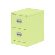 Qube Filing Cabinet - 2 Drawer - Chlorophyll