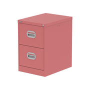 Qube Filing Cabinet - 2 Drawer - Antique Pink
