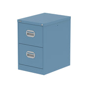 Qube Filing Cabinet - 2 Drawer - Pastel Blue