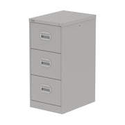 Qube Filing Cabinet - 3 Drawer - Goose Grey