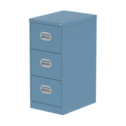 Qube Filing Cabinet - 3 Drawer - Pastel Blue