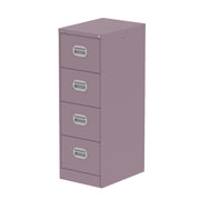 Qube Filing Cabinet - 4 Drawer - Pastel Violet