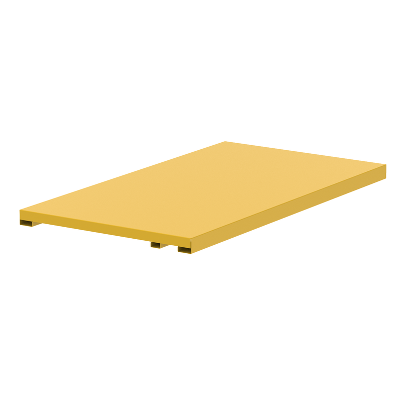 Qube Multi Purpose Shelf - Lemon Yellow - Homesplex