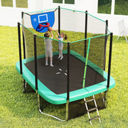 Rectangle Outdoor Trampoline 317 x 255 cm Backyard Trampoline