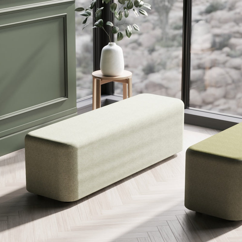 Harlestone Rectangular Stool in Single Tone