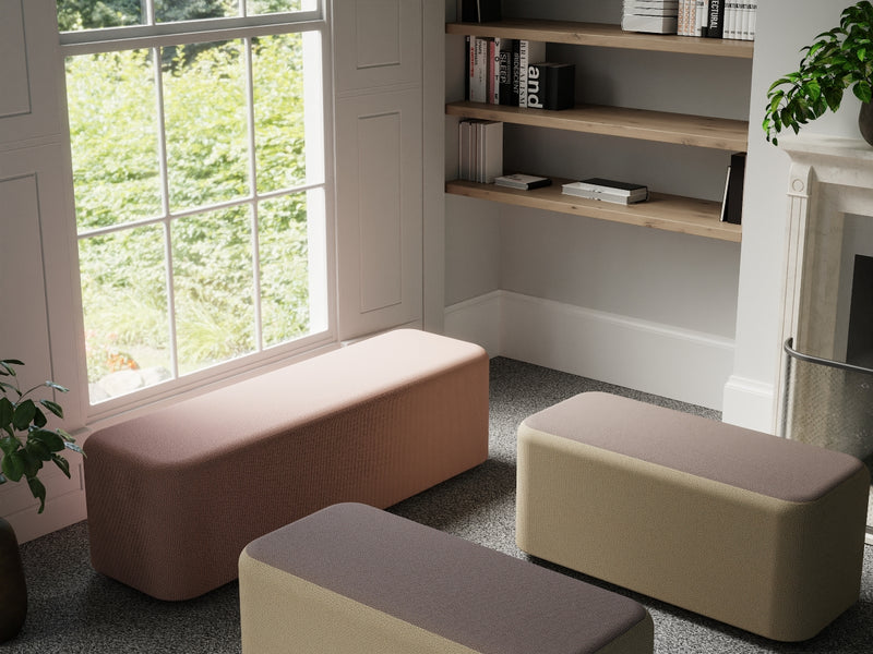 Harlestone Rectangular Stool in Single Tone