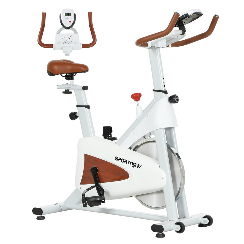 SPORTNOW Quiet Stationary Exercise Bike with Adjustable Seat - image 12