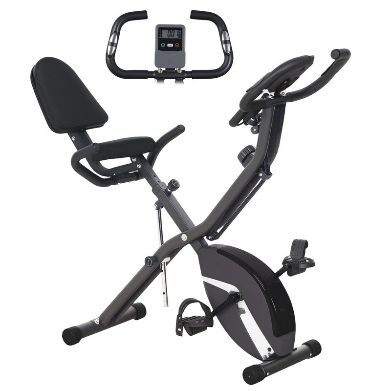 SPORTNOW Folding Exercise Bike with Arm Bands and Hand Pulse Sensor - image 4