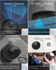 ABIR X8 Robot Vacuum Cleaner ,Laser System, Multiple Floors Maps, Zone Cleaning,Restricted Area Setting for Home Carpet Cleaning - image 35