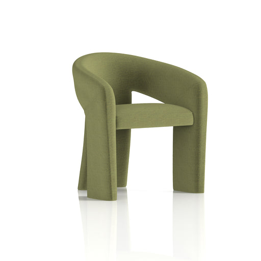 Boho Accent Chair Forest Green - front view
