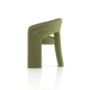 Boho Accent Chair Forest Green - lifestyle setting