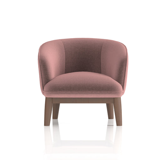 Lulu Accent Chair Old Rosa - side angle