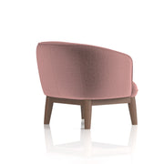 Lulu Accent Chair Old Rosa - wooden leg detail