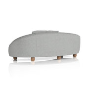 Mimi 3 Seater Curved Sofa Boucle - fabric close-up