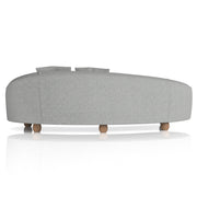 Mimi 3 Seater Curved Sofa Boucle - rear view