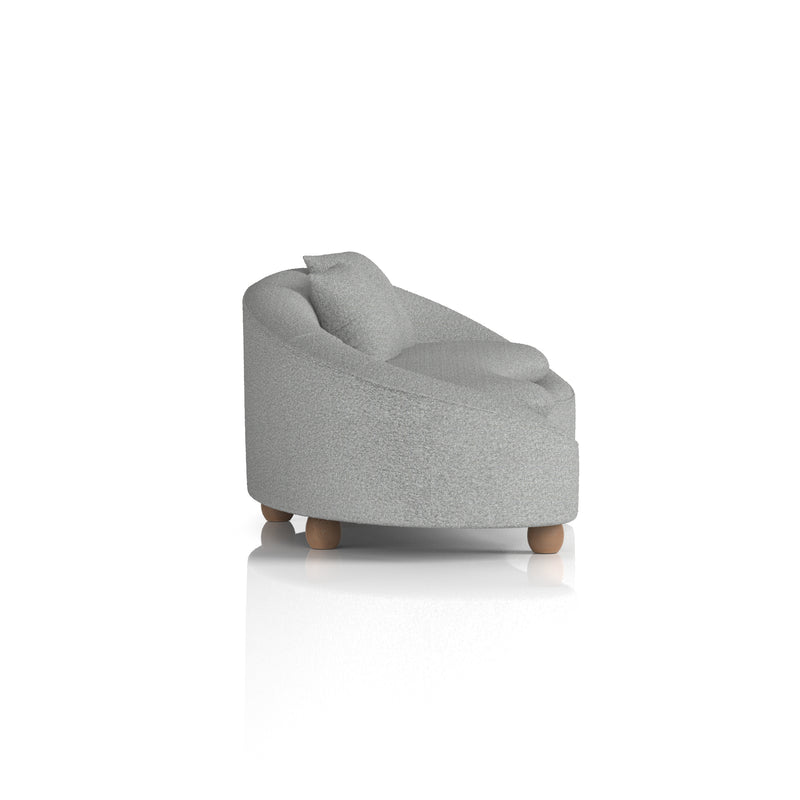 Mimi 3 Seater Curved Sofa Boucle - room setting