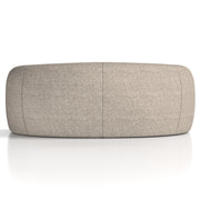 Phoebe Curved Sofa Cream Boucle - rear view