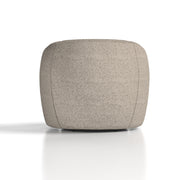 Phoebe Swivel Accent Chair Cream Boucle - rear view