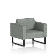 Brixworth Armchair - Rivet - Prime fabric, Black legs - Homesplex