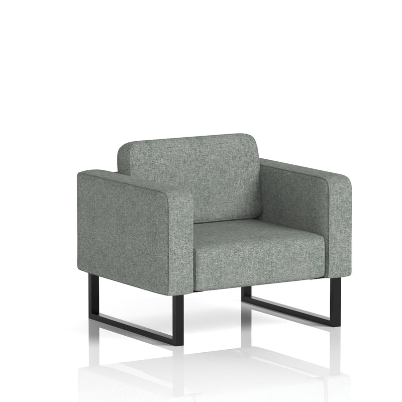 Brixworth Armchair - Rivet - Prime fabric, Black legs - Homesplex