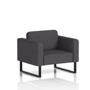Brixworth Armchair - X2 - Arithmetic fabric, Black legs - Homesplex