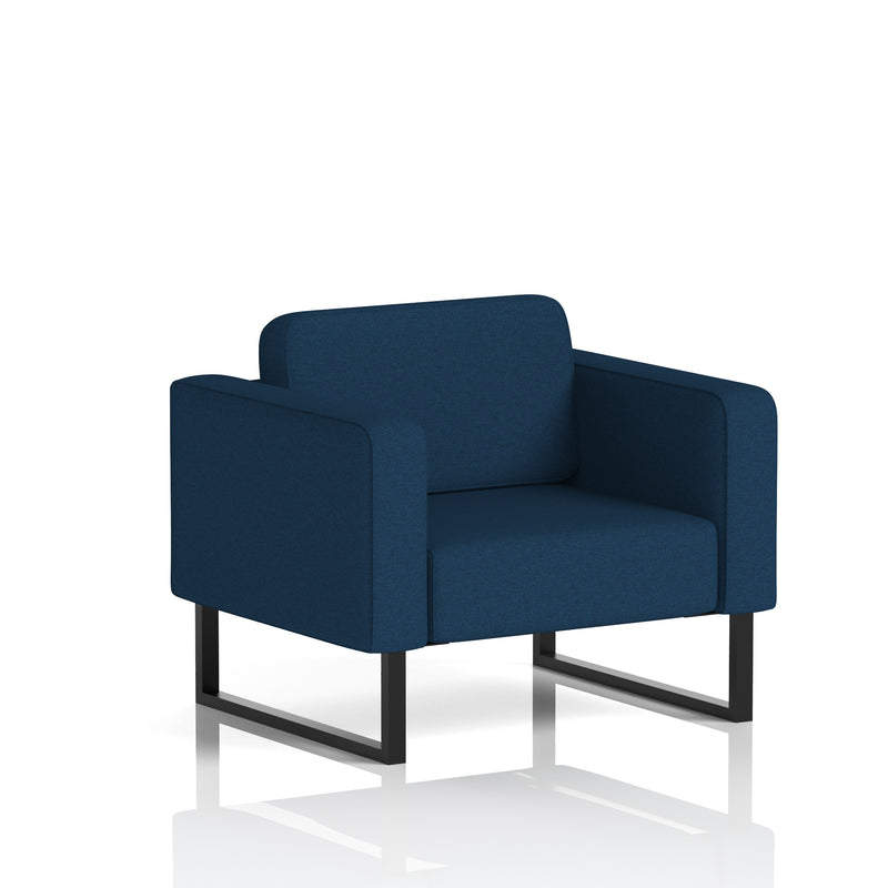 Brixworth Armchair - X2 - Calculus fabric, Black legs - Homesplex