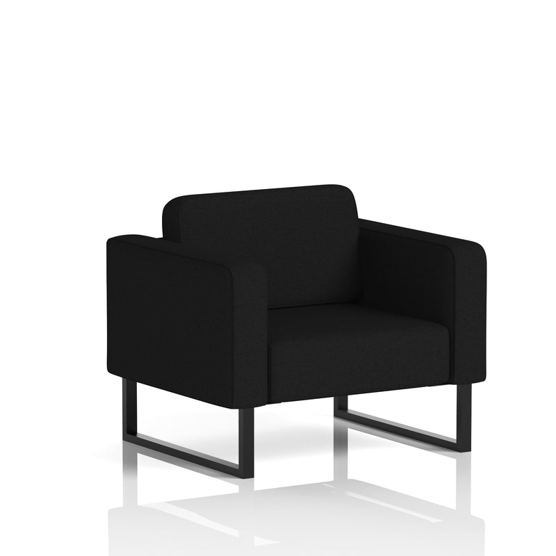Brixworth Armchair - X2 - Diameter fabric, Black legs - Homesplex