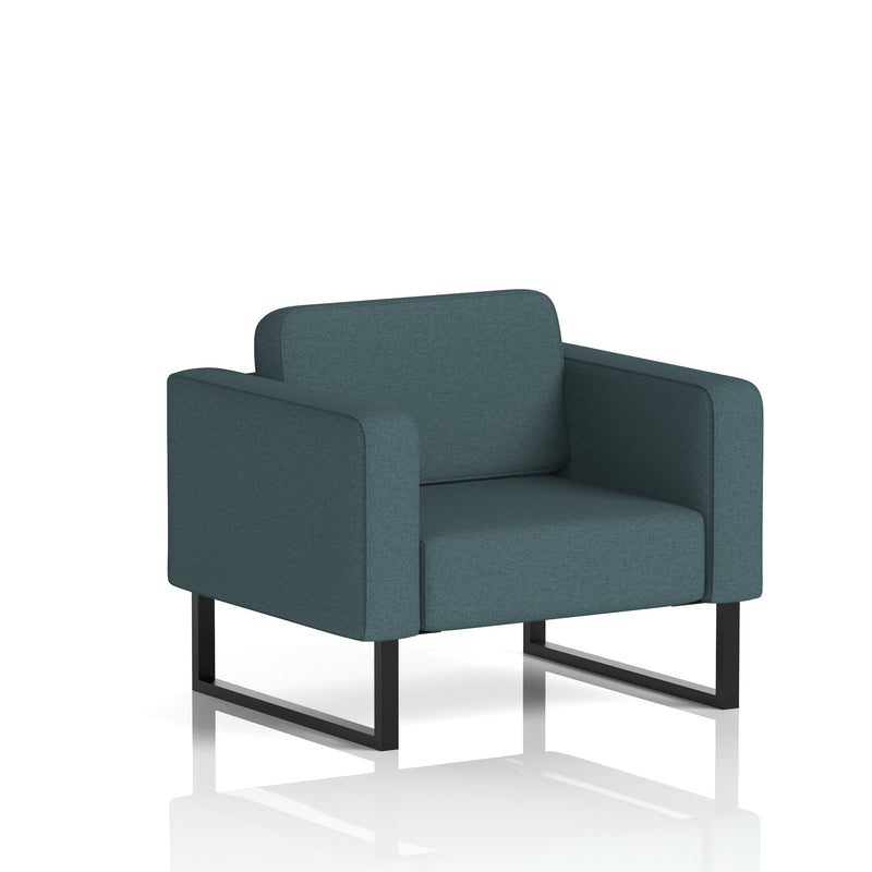 Brixworth Armchair - X2 - Polygon fabric, Black legs - Homesplex
