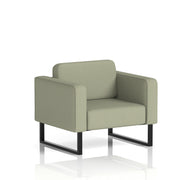 Brixworth Armchair - Main Line Flax - Newbury fabric, Black legs - Homesplex