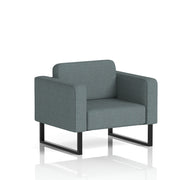 Brixworth Armchair - Main Line Flax - Westminster fabric, Black legs - Homesplex