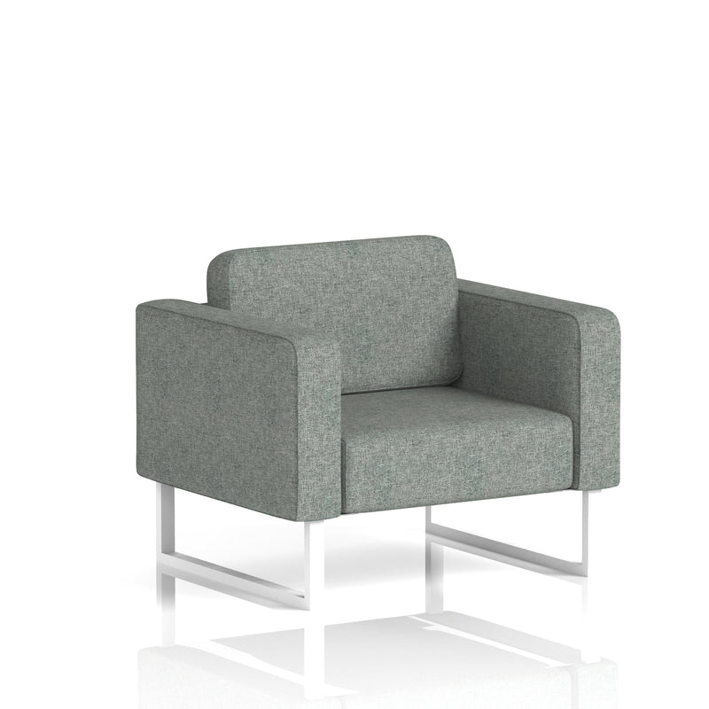Brixworth Armchair - Rivet - Prime fabric, White legs - Homesplex