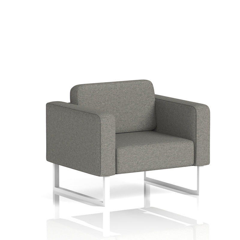 Brixworth Armchair - X2 - Number fabric, White legs - Homesplex