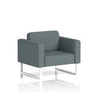 Brixworth Armchair - Main Line Flax - Westminster fabric, White legs - Homesplex