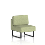 Brixworth Modular Seating Central Unit - Rivet - Burnish Black Legs - Homesplex