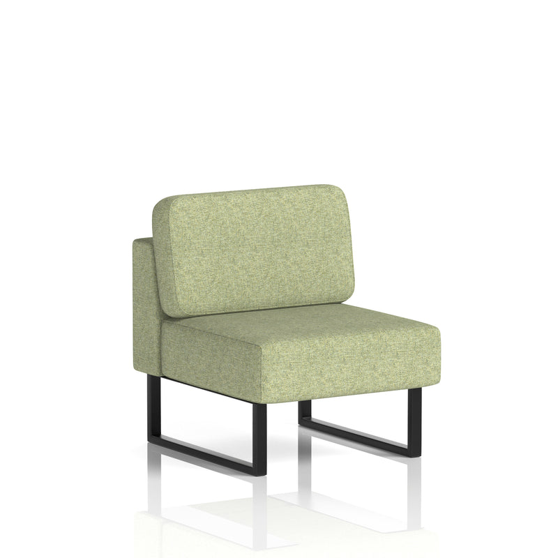 Brixworth Modular Seating Central Unit - Rivet - Burnish Black Legs - Homesplex