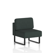 Brixworth Modular Seating Central Unit - Rivet - Charcoal Black Legs - Homesplex