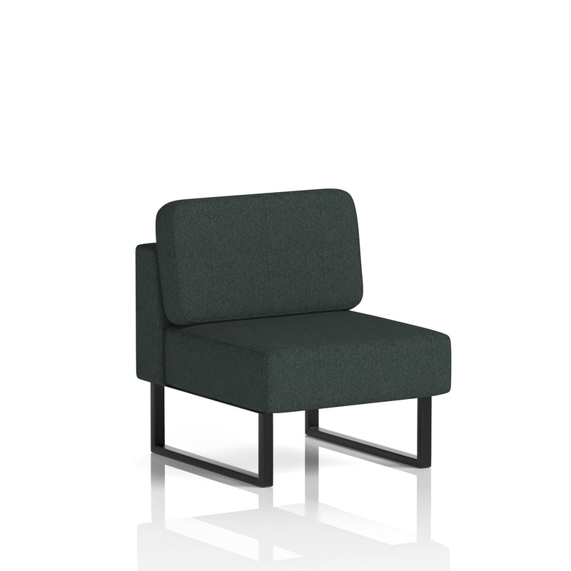 Brixworth Modular Seating Central Unit - Rivet - Charcoal Black Legs - Homesplex