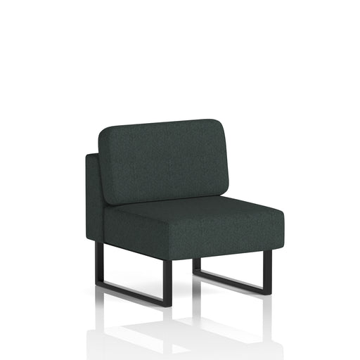 Brixworth Modular Seating Central Unit - Rivet - Charcoal Black Legs - Homesplex