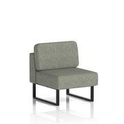 Brixworth Modular Seating Central Unit - Rivet - Vitreous Black Legs - Homesplex