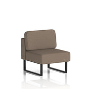 Brixworth Modular Seating Central Unit - X2 - Theory Black Legs - Homesplex
